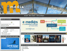 Tablet Screenshot of mediathequeramuz.net